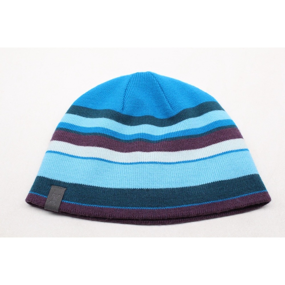 Arcteryx Molly and Moe Toque Beanie Blue/Purple Stripe‎ One Size fits Most